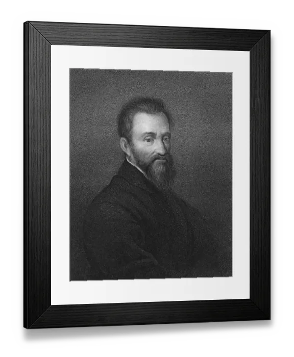 Framed Print : Michelangelo Buonarroti, 1475-1564