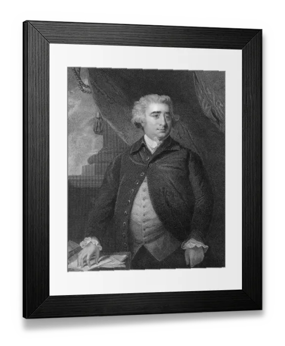 Framed Print : Charles James Fox, 1749-1806, a British Whig statesman