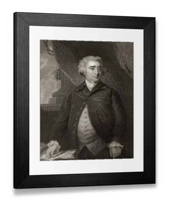 Framed Print : Charles James Fox, 1749-1806, a British Whig statesman Framed Print : Charles James Fox, 1749-1806, a British Whig statesman