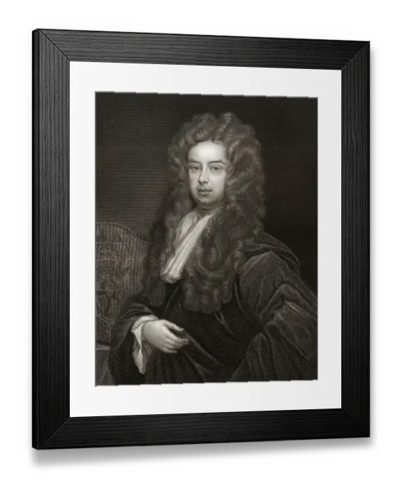 Framed Print : John Somers, 1st Baron Somers, 1651 - 1716 Framed Print : John Somers, 1st Baron Somers, 1651 - 1716