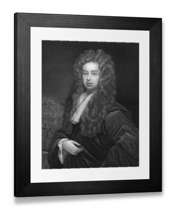 Framed Print : John Somers, 1st Baron Somers, 1651 - 1716 Framed Print : John Somers, 1st Baron Somers, 1651 - 1716