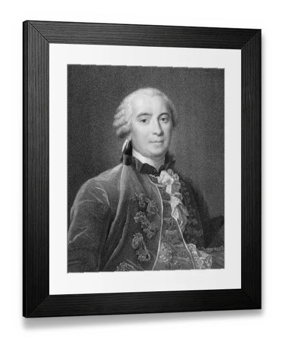 Framed Print : Georges Louis Marie Leclerc, Comte de Buffon