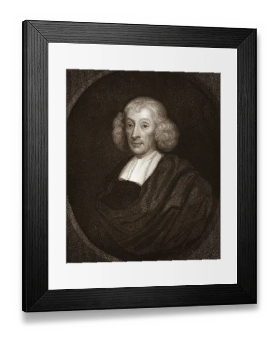 Framed Print : John Ray or Wray, Johannes Raius