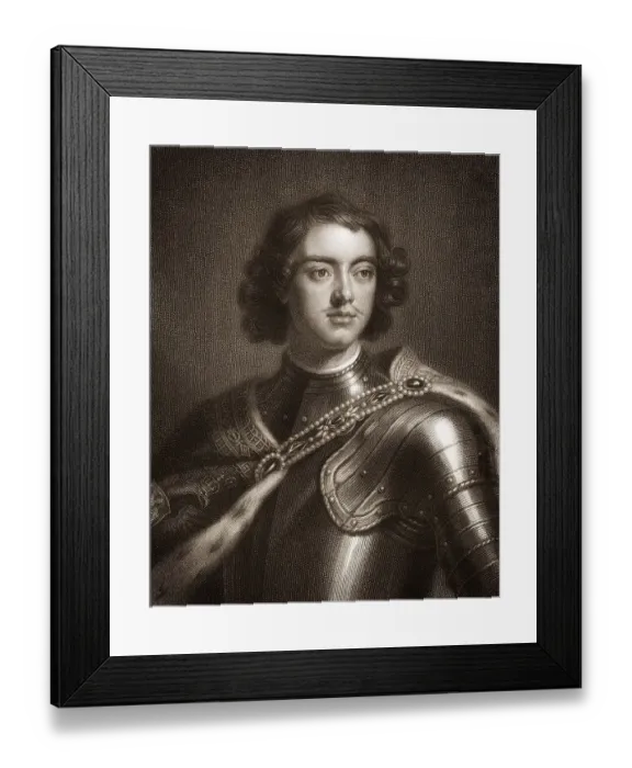 Framed Print : Peter the Great, Peter I or Pyotr Alexeyevich Romanov Framed Print : Peter the Great, Peter I or Pyotr Alexeyevich Romanov