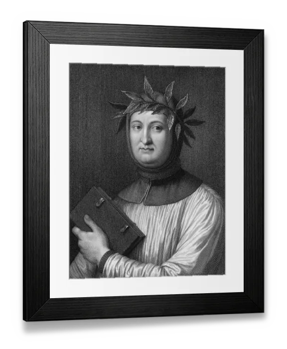 Framed Print : Francesco Petrarca or Petrarch