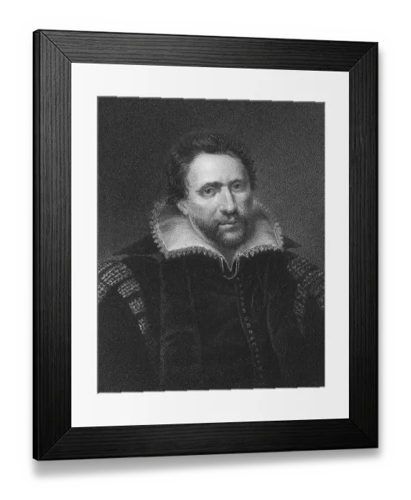 Framed Print : Ben or Benjamin Jonson, 1573 - 1637