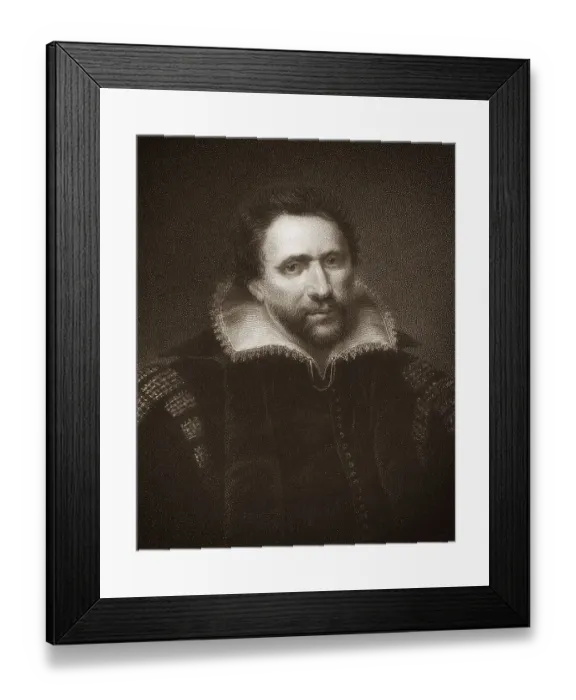 Framed Print : Ben or Benjamin Jonson, 1573 - 1637
