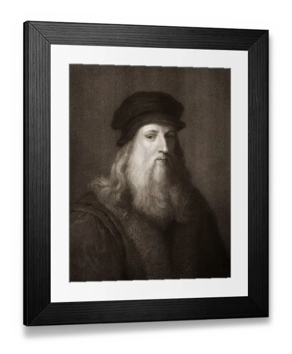 Framed Print : Leonardo da Vinci, 1452 - 1519 Framed Print : Leonardo da Vinci, 1452 - 1519