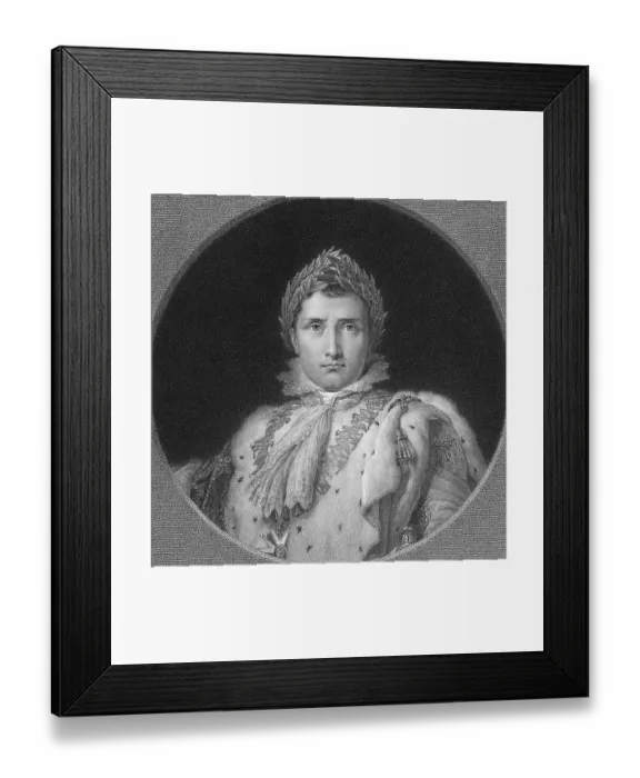 Framed Print : Napoleon Bonaparte, Emperor Napoleon I Framed Print : Napoleon Bonaparte, Emperor Napoleon I