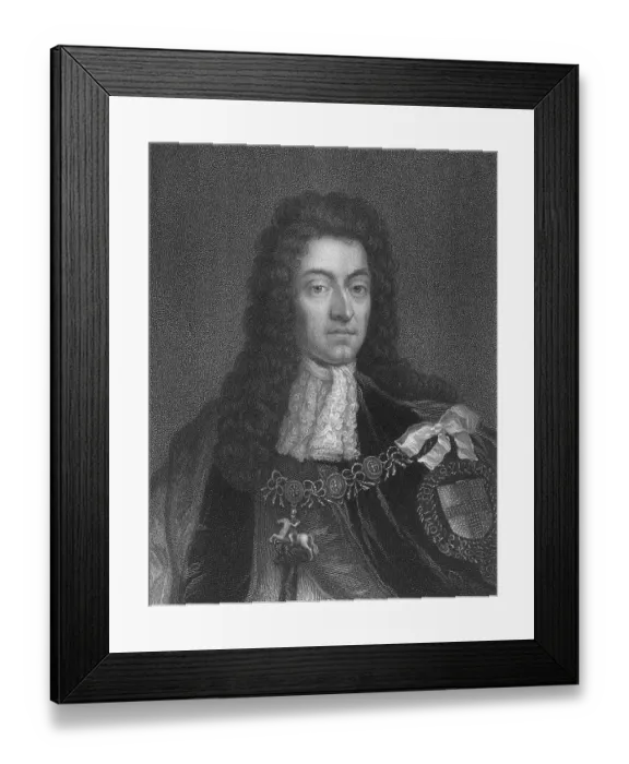 Framed Print : William III & II, 1650 - 1702, Prince of Orange