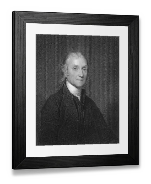 Framed Print : Joseph Priestley, 1733 - 1804, an English theologian