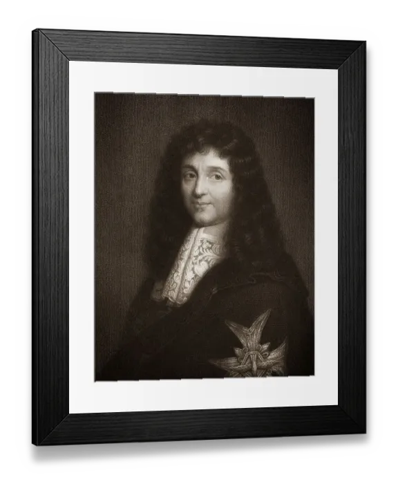Framed Print : Jean-Baptiste Colbert, Marquis de Seignelay