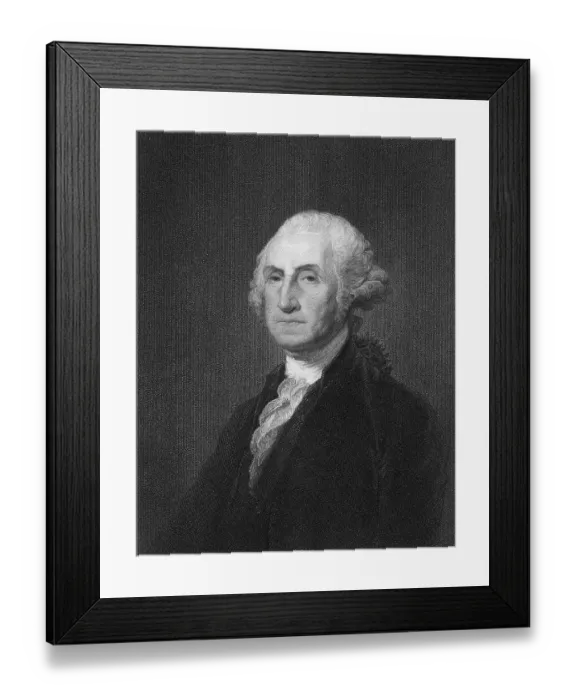 Framed Print : George Washington, 1732 - 1799 Framed Print : George Washington, 1732 - 1799