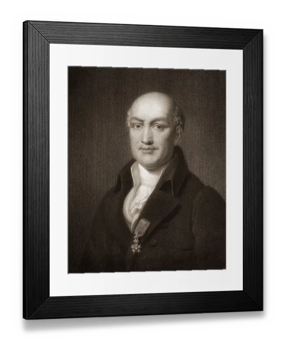 Framed Print : Jean Baptiste Joseph, chevalier Delambre Framed Print : Jean Baptiste Joseph, chevalier Delambre