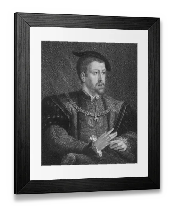 Framed Print : Charles V, 1500 - 1558, Habsburg