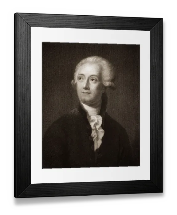 Framed Print : Antoine-Laurent de Lavoisier, 1743 - 1794