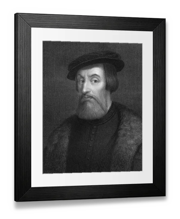 Framed Print : Hernan Cortes de Monroy y Pizarro