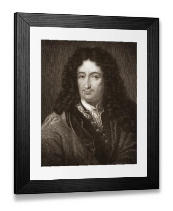Framed Print : Gottfried Wilhelm Leibniz, 1646-1716 Framed Print : Gottfried Wilhelm Leibniz, 1646-1716