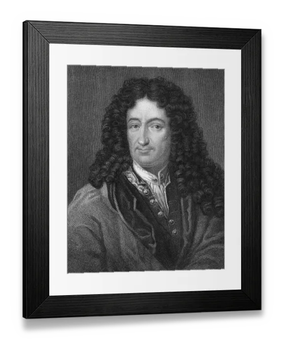 Framed Print : Gottfried Wilhelm Leibniz, 1646-1716 Framed Print : Gottfried Wilhelm Leibniz, 1646-1716