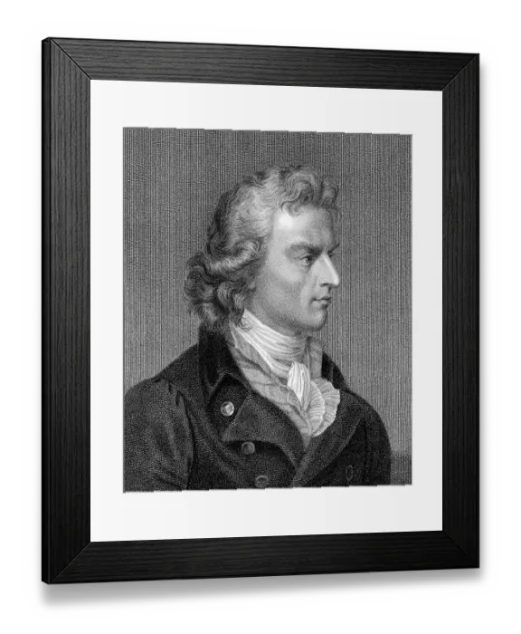 Framed Print : Johann Christoph Friedrich von Schiller