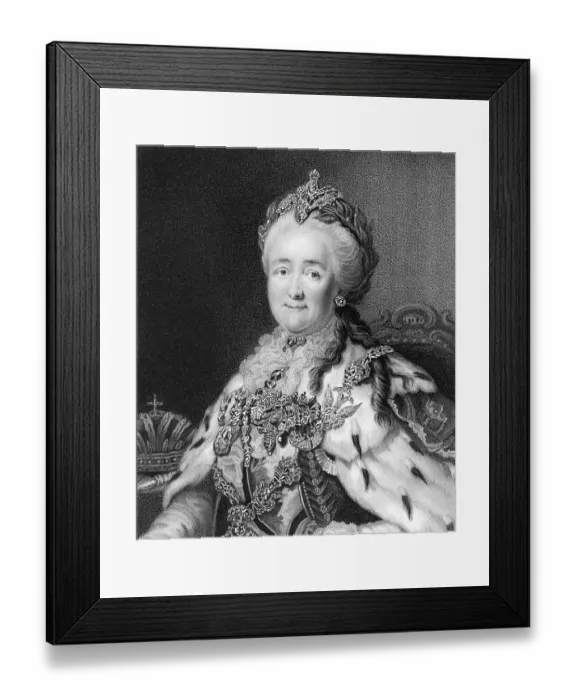 Framed Print : Catherine II or Catherine the Great Framed Print : Catherine II or Catherine the Great