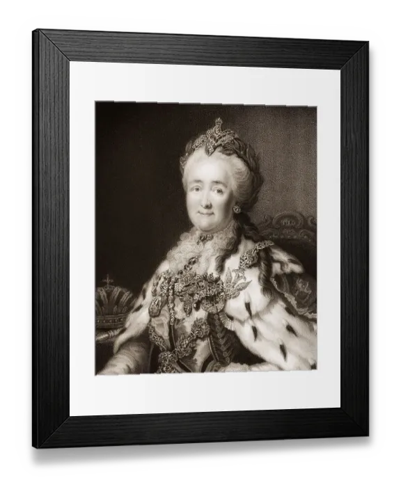 Framed Print : Catherine II or Catherine the Great Framed Print : Catherine II or Catherine the Great