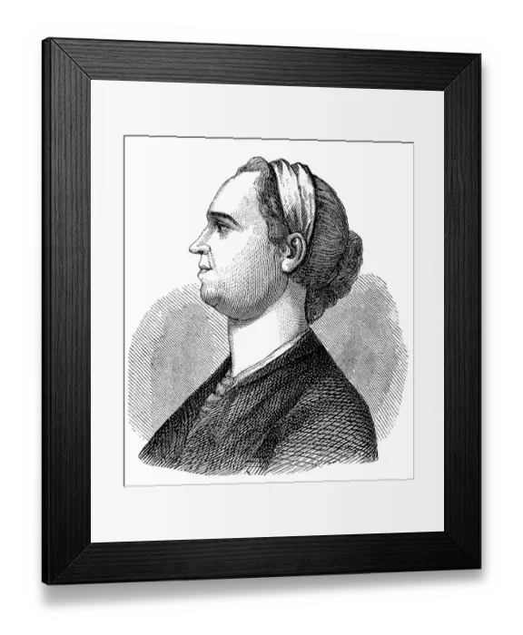 Framed Print : Anna Louisa Karsch, or Die Karschin Framed Print : Anna Louisa Karsch, or Die Karschin