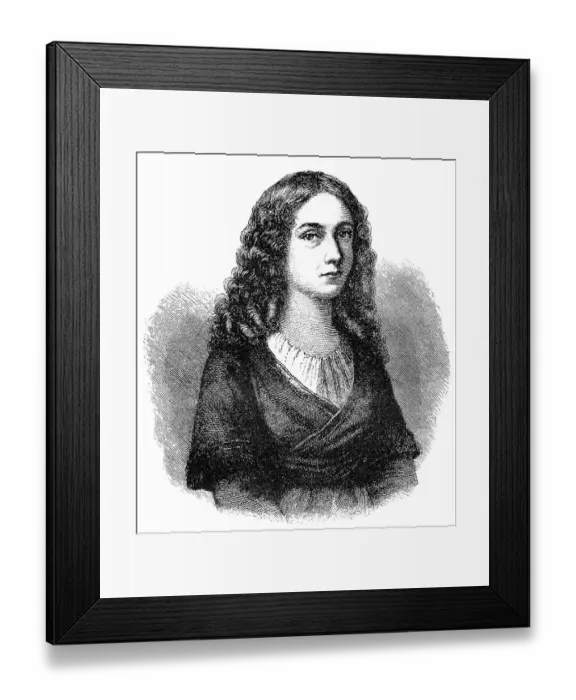 Framed Print : Schiller's wife Charlotte, nee Lengefeld Framed Print : Schiller's wife Charlotte, nee Lengefeld