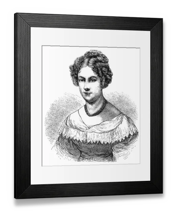Framed Print : Rahel Varnhagen von Ense, born Levin