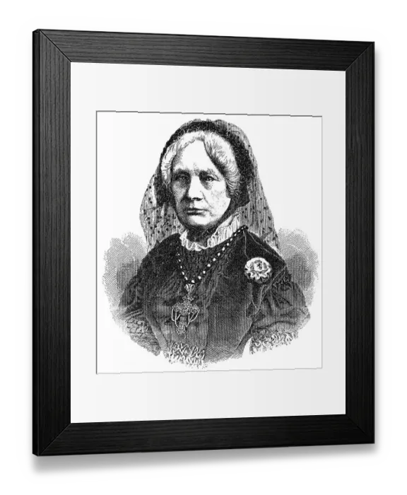 Framed Print : Elise Friedrike Felicitas Freiin von Hohenhausen