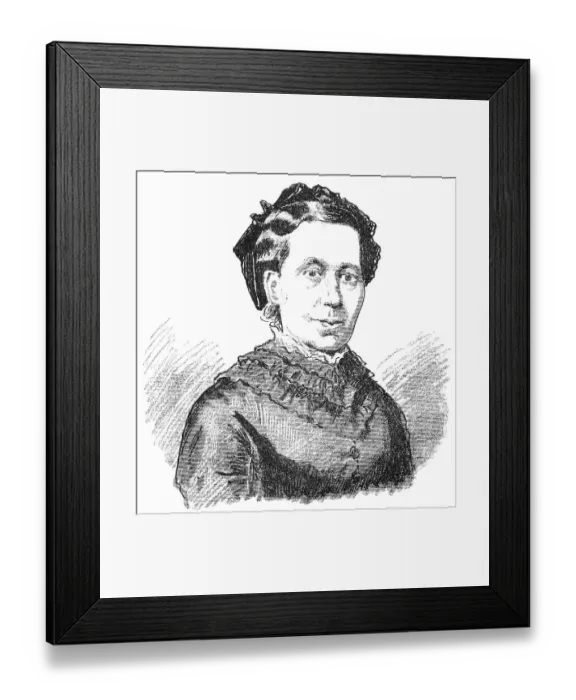 Framed Print : Isabella Nowotny, pseudonym Ida Klein