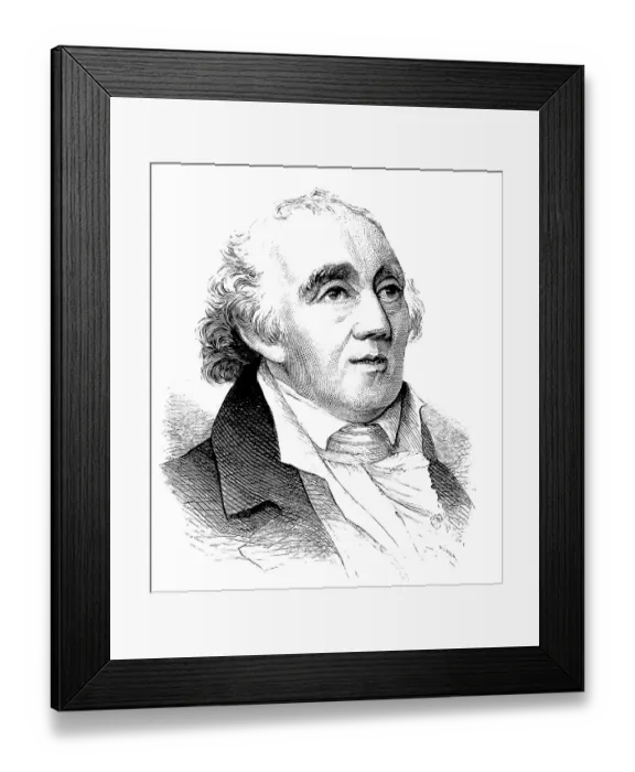 Framed Print : Francois Huber, 1750 - 1831, also known as Francis and Franz