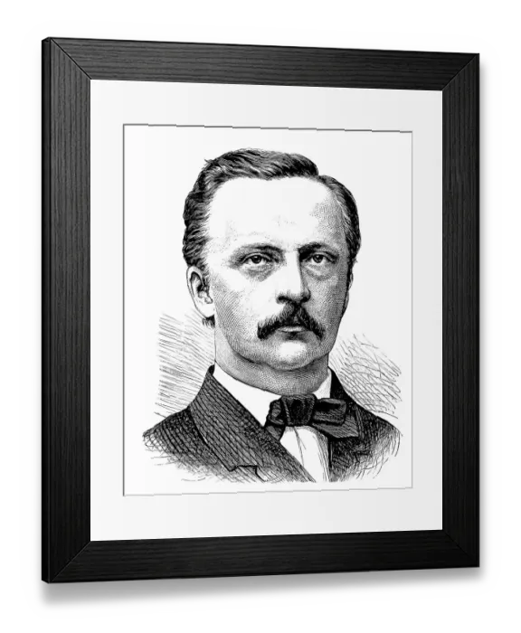 Framed Print : Hermann Ludwig Ferdinand von Helmholtz Framed Print : Hermann Ludwig Ferdinand von Helmholtz