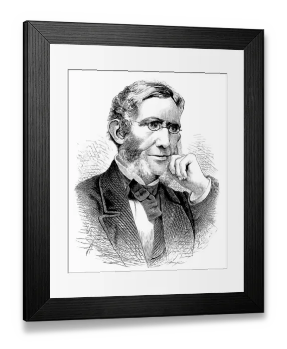 Framed Print : John Torrey, 1796 - 1873, American botanist Framed Print : John Torrey, 1796 - 1873, American botanist
