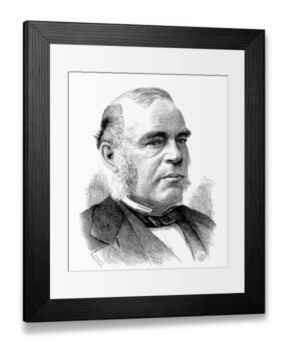 Framed Print : John William Draper, 1811 - 1882