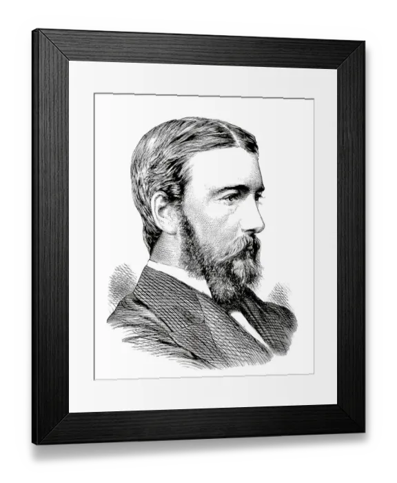 Framed Print : Sir Joseph Norman Lockyer, 1836 - 1920