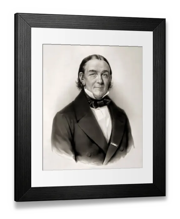 Framed Print : Georg Amadeus Carl Friedrich Naumann Framed Print : Georg Amadeus Carl Friedrich Naumann