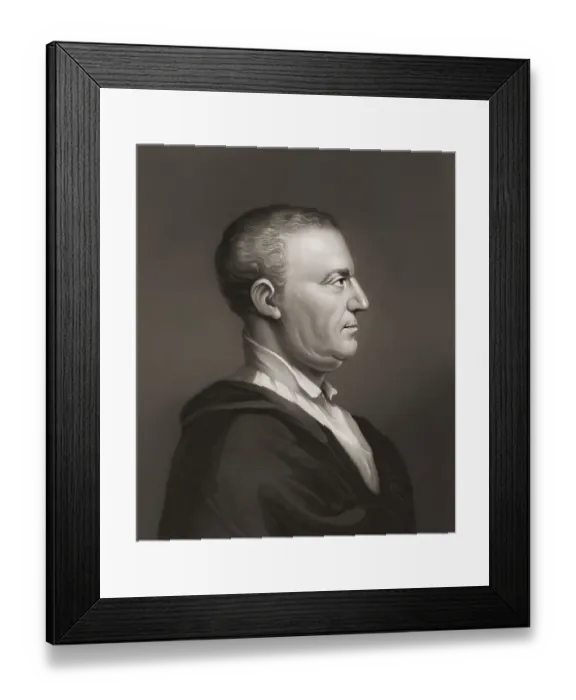 Framed Print : Richard Mead, 1673 - 1754, English physician Framed Print : Richard Mead, 1673 - 1754, English physician