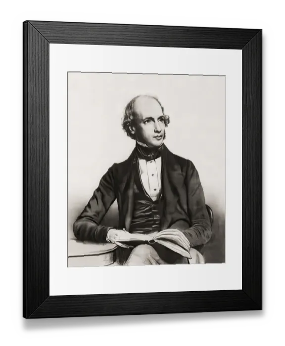 Framed Print : William Benjamin Carpenter, 1813 - 1885
