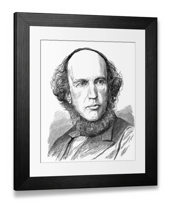 Framed Print : William Benjamin Carpenter, 1813 - 1885 Framed Print : William Benjamin Carpenter, 1813 - 1885