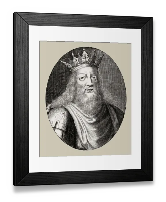 Framed Print : Chlodio, also Clodio, Clodius, Clodion Framed Print : Chlodio, also Clodio, Clodius, Clodion