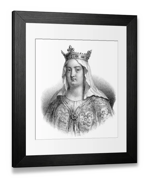 Framed Print : Fredegund, Fredegunda, Fredegunde