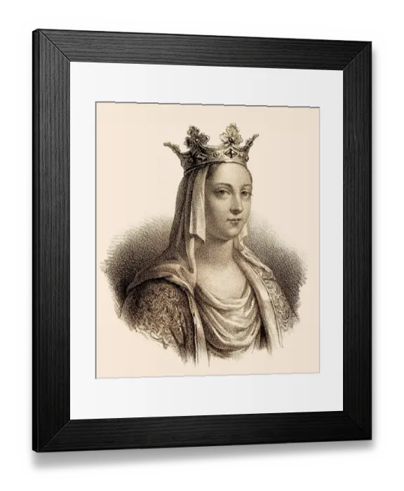 Framed Print : Clotilda, Clotilde, Chrothildis Framed Print : Clotilda, Clotilde, Chrothildis