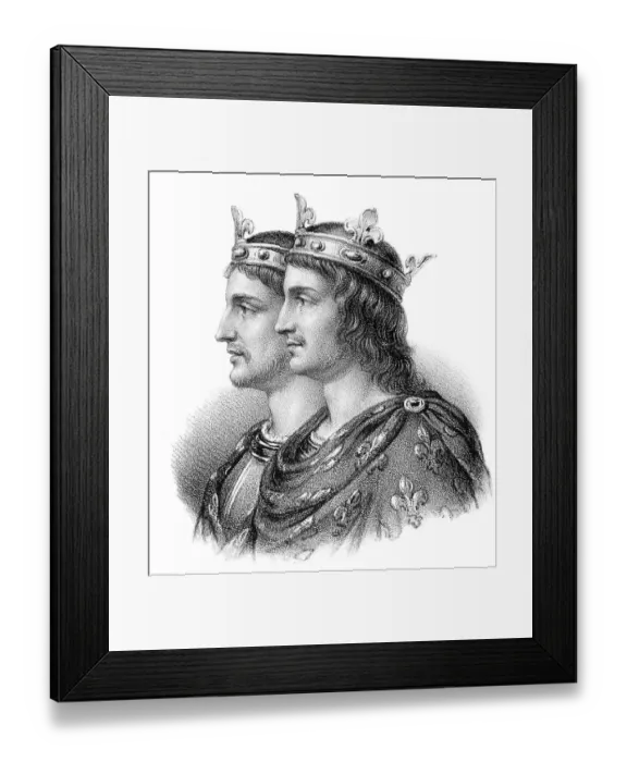 Framed Print : Louis the Younger or Louis III