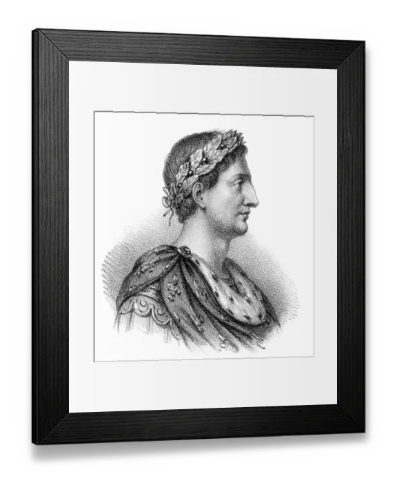 Framed Print : Louis the Pious, Louis le Pieux Framed Print : Louis the Pious, Louis le Pieux
