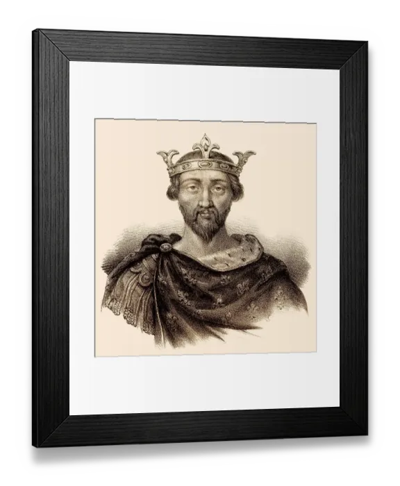 Framed Print : Henry I, Henri I, Heinrich I. 1008-1060