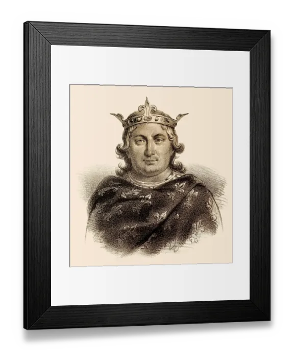 Framed Print : Louis VI, Ludwig VI. 1081-1137 Framed Print : Louis VI, Ludwig VI. 1081-1137