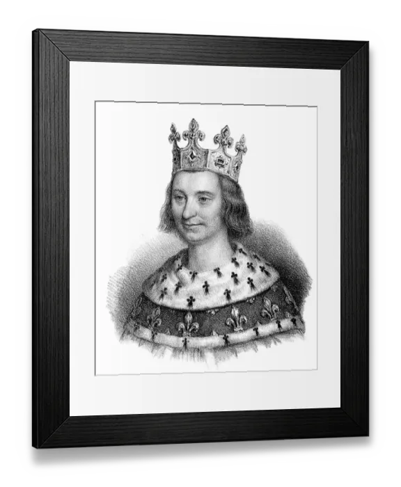 Framed Print : Louis IX or Saint Louis, Ludwig IX Framed Print : Louis IX or Saint Louis, Ludwig IX
