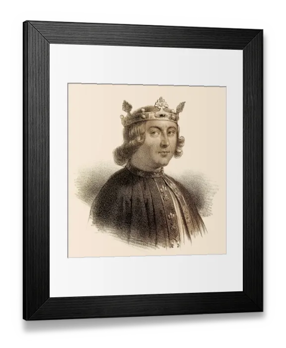 Framed Print : Philip V, the Tall, Philippe le Long