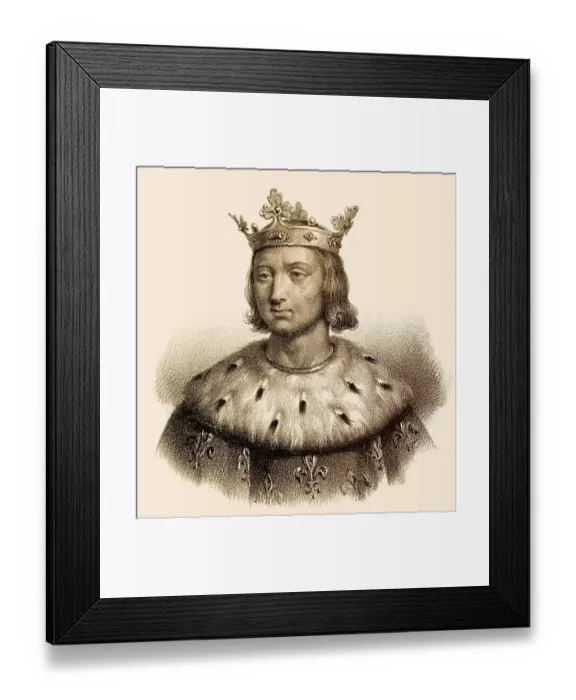 Framed Print : Philip VI of Valois, Philipp VI Framed Print : Philip VI of Valois, Philipp VI